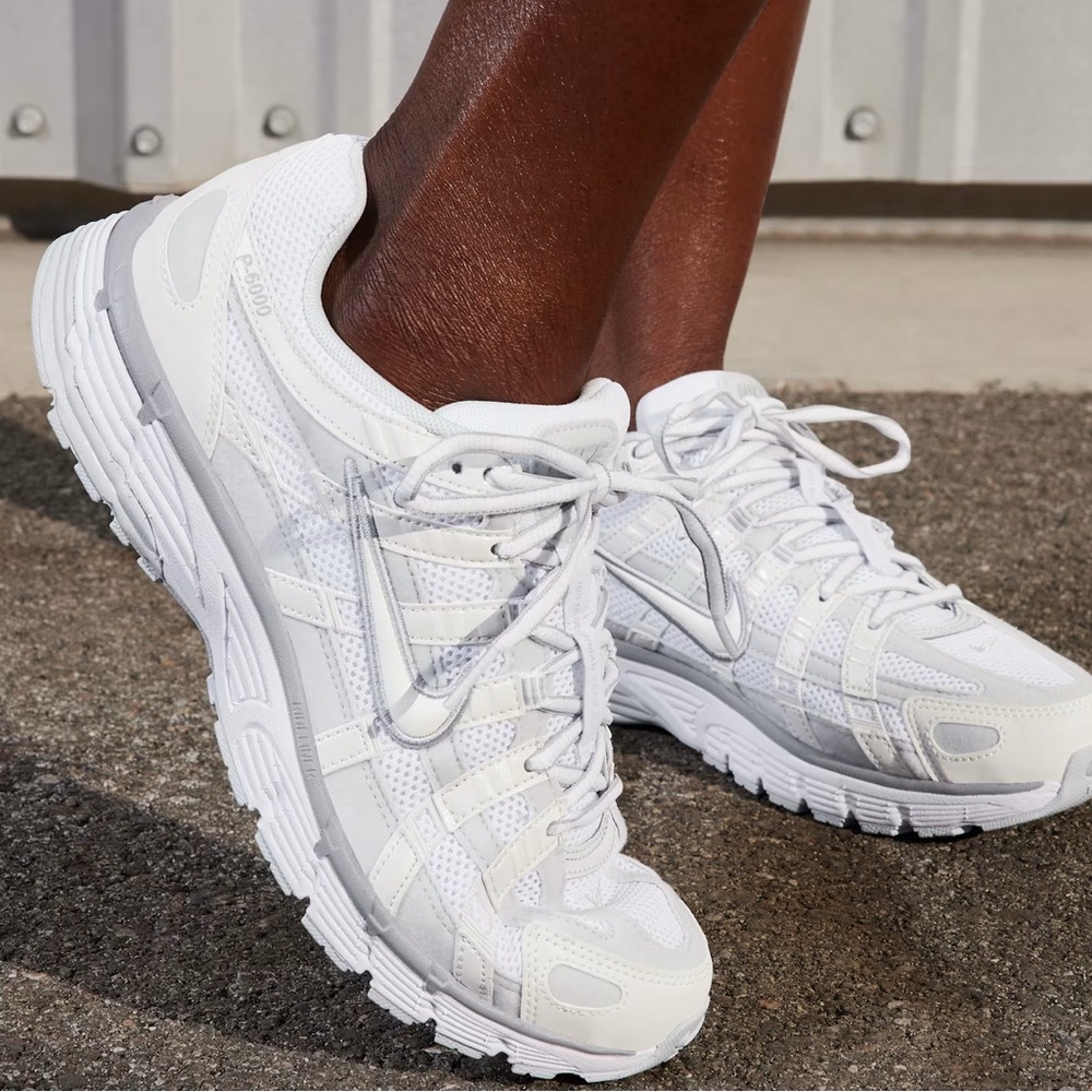 Nike White and Gray Athletic Shoes